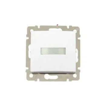 vypínač Legrand 774217 VALENA bílá tlačítko s držákem šťítků