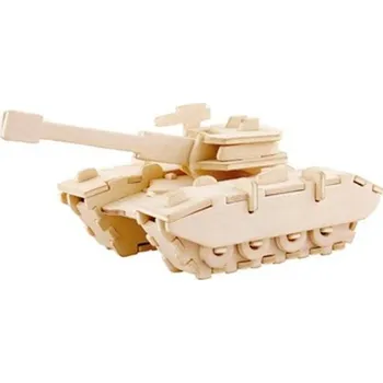 3D puzzle Dřevěné 3D puzzle - Tank