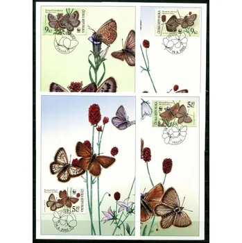 Poštovní známka Česká pošta (2002) CM 41-44 (326-329) - Ohrožení motýli I.
