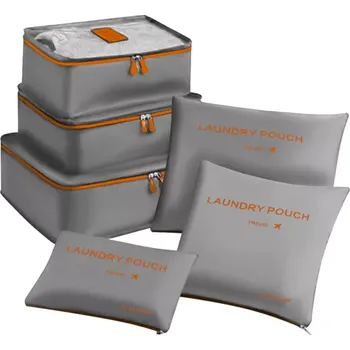 Příslušenství k zavazadlu Cestovní organizér Trizand - 6 ks, šedé