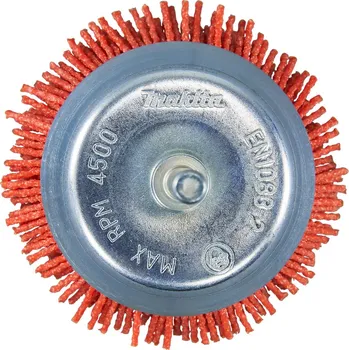 Drátěný kartáč MAKITA Miskovitý kartáč z nylonu,hrubý,válcová stopka,63mm