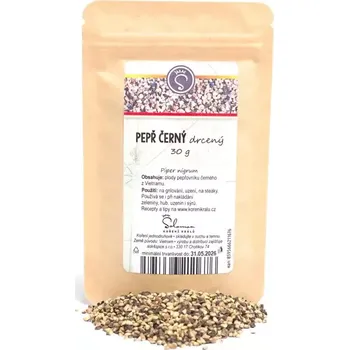 Koření Pepř černý drcený 30g