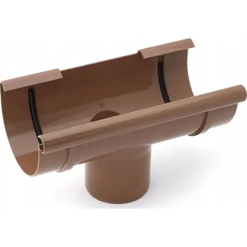 okap Sváděcí koleno Bryza 75 mm hnědé