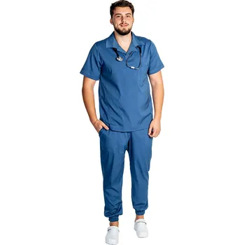 Zdravotnický oděv Modrý zdravotnický set - pánský | drinuniforma.cz