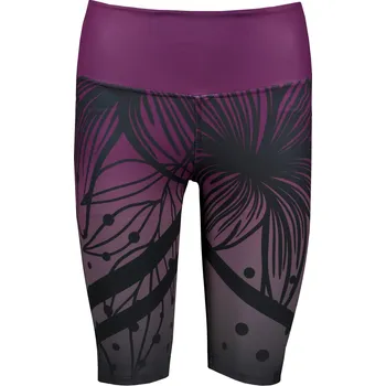 Dámské kalhoty Dámské funkční legíny nad kolena premium ALTISPORT VOJ/ALW045LEG02 FIALOVÁ/ČERNÁ XS