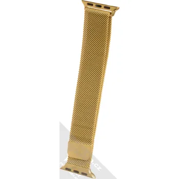Řemínek na hodinky Dahase Milanese Magnetic řemínek pro Apple Watch 1/2/3/4/5/6/SE 38/40mm zlatý