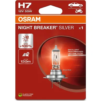 Autožárovka OSRAM NIGHT BREAKER SILVER H7 12V 55W 64210NBS-1BL