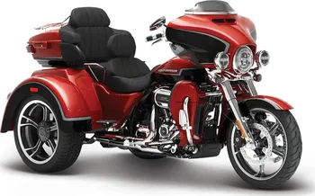 autíčko Maisto Harley-Davidson Trikes CVO Tri Glide 2021 1:12 červená metalíza