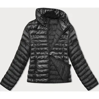 Černá prošívaná dámská bunda se stojáčkem (16M9108-392) odstíny černé XL (42)