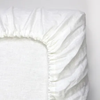 Prostěradlo TULULUM Lněné prostěradlo COMFORT SNOW Rozměr prostěradla: 180 x 200 cm