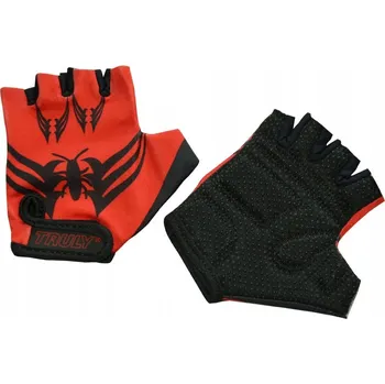 Cyklistické rukavice Cyklorukavice TRULY JUNIOR červená CYKLORUKA-3,2