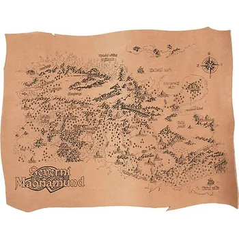 imago Gravírovaná mapa - Magnamund, štípenka