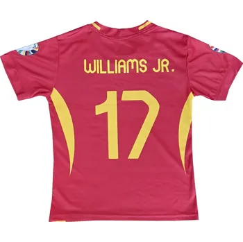 Numberoplus Dětský fotbalový dres tričko - Španělsko WILLIAMS 17 Velikost: 6-let.(vel.110)
