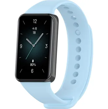 Ostatní příslušenství k chytrým hodinkám VSECHNONAMOBIL 84978 SILICONE Vyměnitelný řemínek pro Honor Band 9 světle modrý