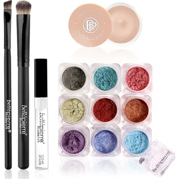 Paletka dekorativní kosmetiky Bellápierre Sada na líčení 9 Stack Shimmer Kit - Fabulous
