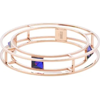 Náramek STORM Gemza Bangle Rose Gold Blue
