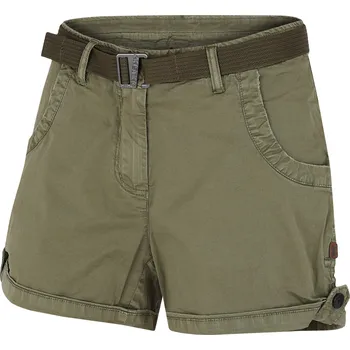 Husky Dámské bavlněné kraťasy Ronie L XL, tm. khaki