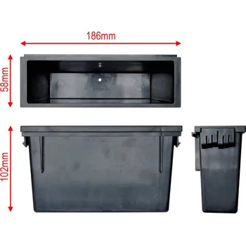 Autorádio Přihrádka do otvoru pro 2DIN autorádia