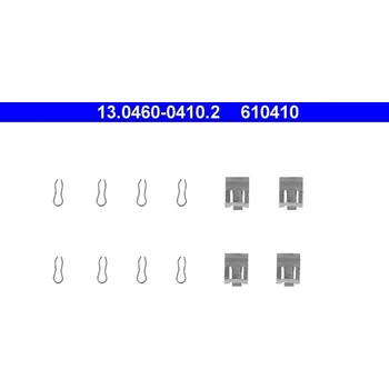 Přislušenství brzdového systému Sada příslušenství, obložení kotoučové brzdy ATE 13.0460-0410.2