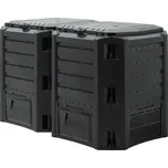 Deuba Kompostér 800 L - černý