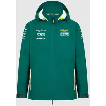 Pánská větrovka Týmová bunda s kapucí Aston Martin F1 Team 2024 zelená M