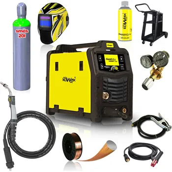 Svářečka KOWAX GeniMig®240DP LCD SET 5Q