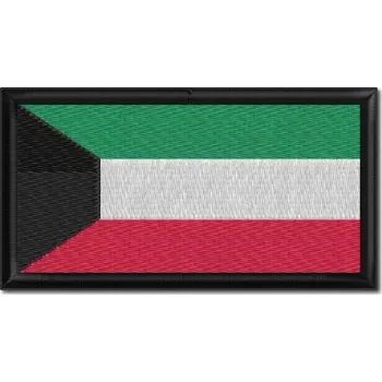 Nášivka Pelisport Kuvajtská vlajka 6 x 3 cm