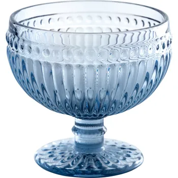 Sklenice GREEN GATE Skleněný pohár na dezerty Alice Blue 300 ml