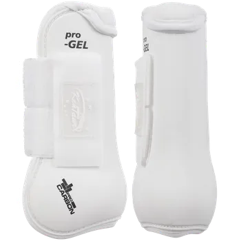 Koňské kamaše Kentaur Šlachovky PRO CARBON JUMP GEL bílé Cob