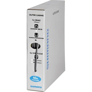 Lanko pro jízdní kolo AKCE! Bowden brzdový Shimano 5mm 40m šedý box