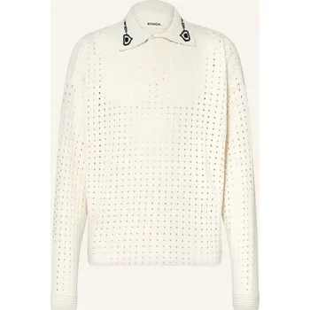 Pánská košile Rough. Pánská Úpletová Polokošile, krémová, M