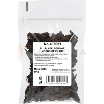 Výroba svíčky Dubové vločky silně pražené 50 g | BROWIN, 405051