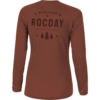 cyklistický dres Dámský dres s dlouhým rukávem ROCDAY Patrol WMN Red - M