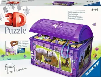 3D puzzle Ravensburger Truhla koně 223 dílků