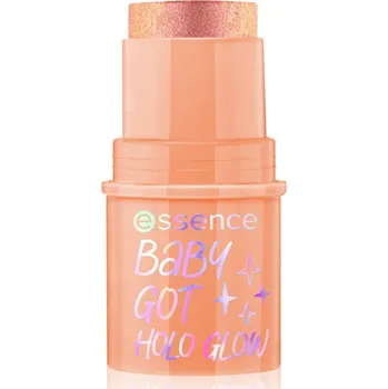 Dekorativní kosmetika essence BABY GOT HOLO GLOW rozjasňující tyčinka odstín 10 Holy Apricotly 5 g
