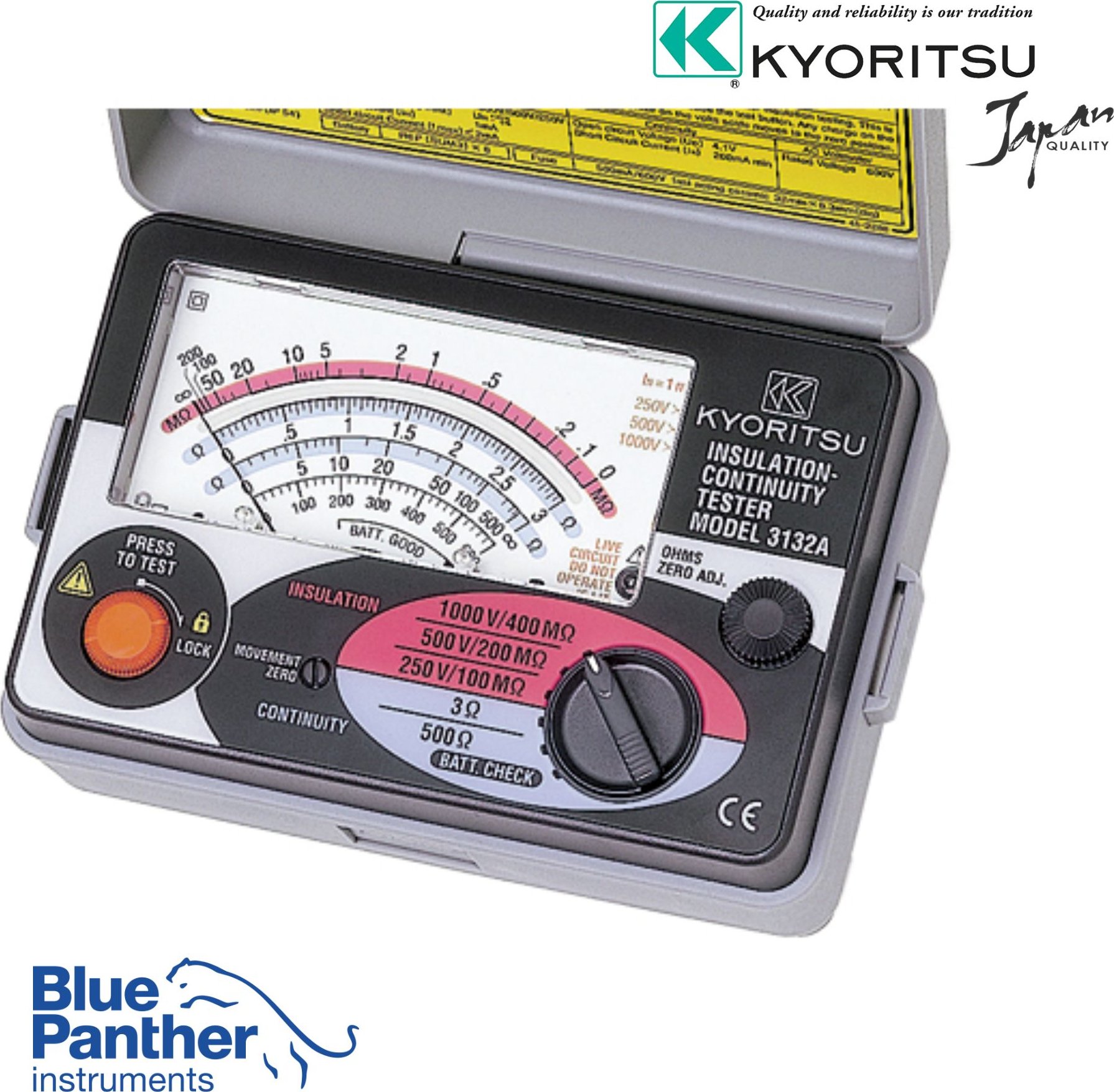 Kyoritsu Měřič izolace a spojitosti KEW 3132A