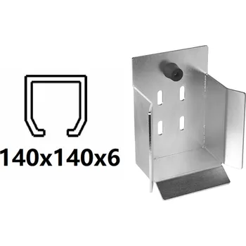 příslušenství k bráně CAIS Spodní doraz pro C-profil 140x140x6 LAST L