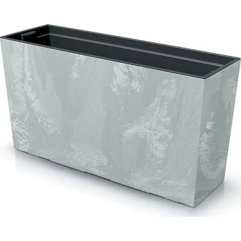 Truhlík s vkladem CORBI II 77 cm šedý