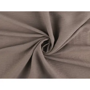 Halenkovina / plátno krešované splývavé, barva 3 (108 g/m²) béžová tmavá