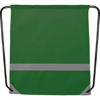 Sportovní vak Vidraw vak na stažení s reflexními částmi - zelená - AP741542-07