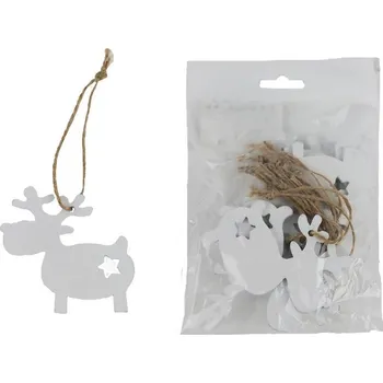 Vánoce Dekorace sob, 10 ks D6645