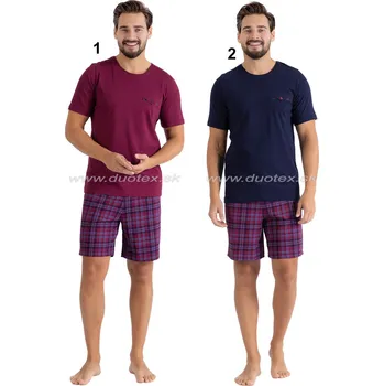 Pánské pyžamo Hotberg(M-Max) Pánské pyžamo Emilio1464 Barva: 1-bordová, Velikost: XL