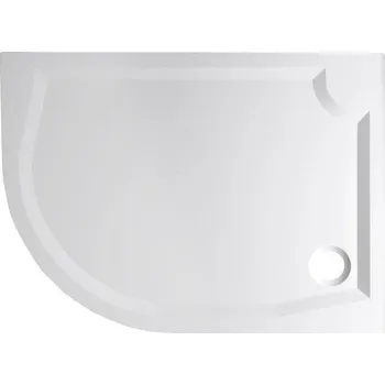 Sprchová vanička Sprchová vanička asymetrická čtvrtkruhová pravá (RIVA 100×80 GR10080R) Gelco