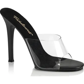 Dámské erotické boty Pleaser Gala-01 Clr-Blk/Blk Matte Velikost 38