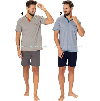 Pánské pyžamo Hotberg(M-Max) Pánské pyžamo Roch532 Barva: 1-sivá, Velikost: XL