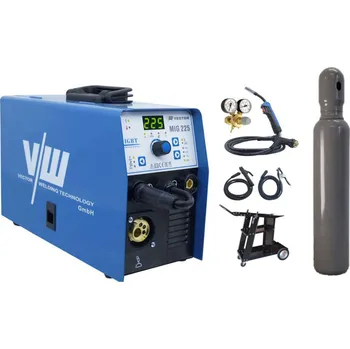 Svářečka VECTOR WELDING VECTOR MIG 185 + příslušenství + lahev + vozík