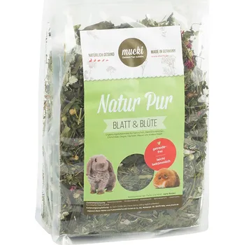 Krmivo pro hlodavce 2x500g Mucki směs bylinek pro hlodavce "list a květ" krmivo pro malá zvířata