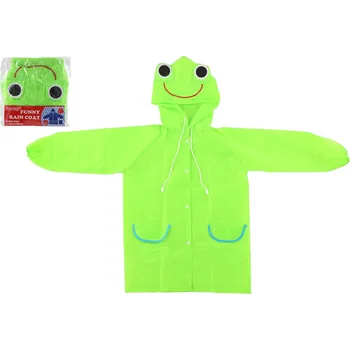 Pláštěnka Teddies Pláštěnka dětská žába zelená v sáčku, 110-120