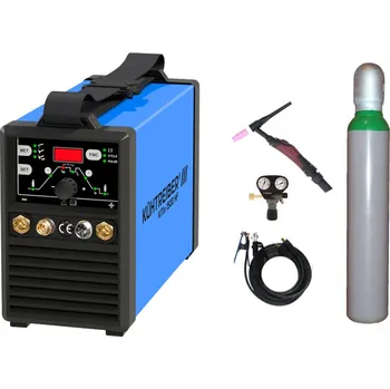 Svářečka Kühtreiber KITin 1500HF + kabely 25/3m + TIG hořák + ventil GCE + lahev