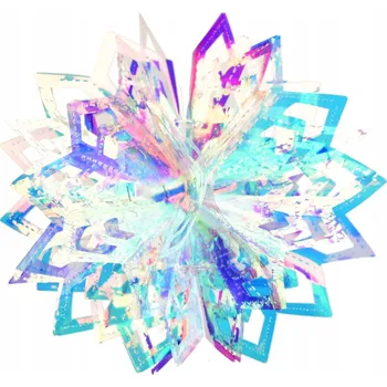 Vánoční dekorace Vánoční Koule reflektor hvězda 20 cm 1 ks